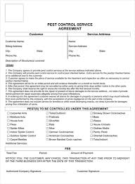 It is better to spend a few contact your local county cooperative extension center for additional information about various pests. Pest Control Service Agreement