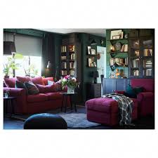 Ikea Gronlid Sofa Ljungen Dark Red Homedecorlivingroomcozy Ikea Living Room Colourful Living Room Living Room Furniture Inspiration