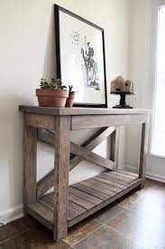 Pin By Roblee On Wood Furniture In 2021 Rustic Console Tables Farmhouse Console Table Rustic Consoles
