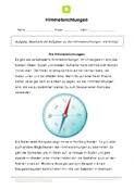Check spelling or type a new query. Arbeitsblatt Himmelsrichtungen Und Kompass