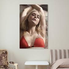 Elle Fanning Sexy Actress Poster (39) Print Photo Art Painting Canvas  Poster Home Decorative Bedroom Modern Decor Posters Gifts  20x30inch(50x75cm) : ...