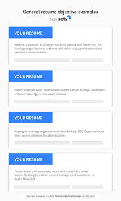 Example of a good cv objective. 50 Resume Objective Examples Career Objectives For All Jobs