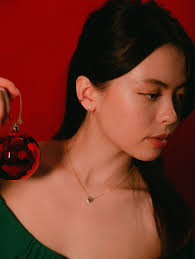 Gold Chain Huggies, White Topaz Chain Huggies, 14KT Gold Filled Huggie  Earrings