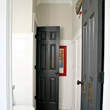 There are 5 reasons why you should paint your interior doors black. Why Painting Your Doors Black Br Is Always A Good Idea From Thrifty Decor Chick