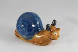 Schnecke Anita Blau Blau Schnecken Und Keramik