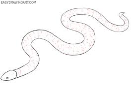 King cobra may also kill black mamba, inland taipan etc.many foll. How To Draw A Snake Easy Drawing Art