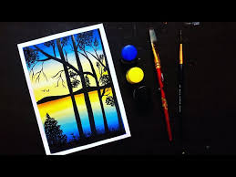 Easy Poster Colour Painting For