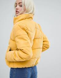 Just When I Thought I Didn T Need Something New From Asos I Kinda Do Jackets Yellow Puffer Jacket Winter Jacket Outfits
