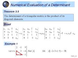 Numpy.trace(a, offset=0, axis1=0, axis2=1, dtype=none, out=none) Linear Algebra Chapter 3 Determinants 3 1 Introduction