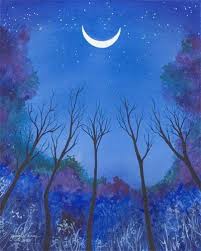 Crescent Moon C Gina Lee Kim Www Flickr Com Photos 27267039 N04 3522798379 Nature Paintings Moon Art Art