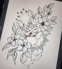 A collection of 20 great quality photographs of flower little tattoos. Pinterest Linell Tattoos Tattoo Design Drawings Flower Tattoos