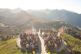 hilltop vineyard wedding at malibu