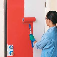 Using a paint roller is a quick way to modify the interior and exterior walls of your home. How To Choose The Right Paint Applicator Painted Doors Painting Plastic Steel Doors Exterior