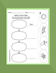 Food Chain Food Web Ecosystems Printables And Worksheets For Preschool And Kindergarten Foodchain Cir Food Chain Activities Food Chain Worksheet Food Chain