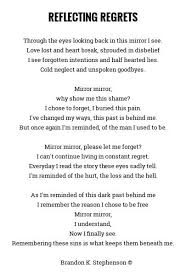 Reflecting Regrets Poems About Life Quotations Poems