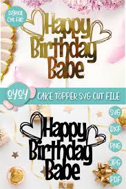 Host a holiday gathering, a cocktail party, or a business event. Card Card Making Happy Birthday Layered Svg Cut File For Cricut And Silhouette Digital Download Diy Cake Or Diy Cupcake Topper Visual Arts Printing Printmaking Efp Osteology Org