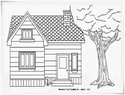 Gambar mewarnai tersebut meliputi mewarnai gambar pemandangan, alam semesta, alat berat. 680 Gambar Rumah Mewarnai Anak Tk Gratis Terbaru Gambar Rumah