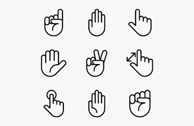 Heart stretched out his right hand, right hand palm, people gesture, business technology. Hands And Gestures Face Icon Vector Free Transparent Clipart Clipartkey