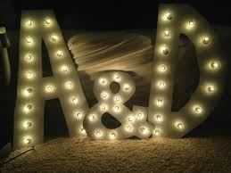 I'm not much of a decorator around the house. Diy Marquee Letters