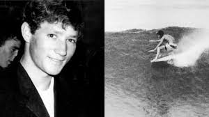Bobby Brown (shown here) and Kevin Brennan are the Lennon and McCartney of  Aussie surfing tragedy. Paul Witzig's "Hot Generation" features a gorgeous  1967 session at Byron, with Brennan and Brown riding
