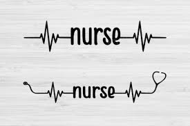 Download Nurse Svg In Heartbeat With Stethoscope Graphic By Tiffscraftycreations Creative Fabrica PSD Mockup Templates