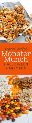 Peanut Butter Monster Munch Halloween Party Mix Recettes D Amuse Gueules Nourriture Halloween Aperitifs D Automne