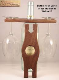 Use a condiment caddy to organize packets, napkins, and bottles on your restaurant tables. Wine Glass Holder Bottle Neck Glass Holder In Walnut Etsy Wine Glass Holder Wooden Wine Glasses Wine Bottle