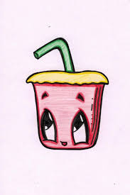 Soft Drink Cartoon Etsy Cute Food Drawings Cute Easy Drawings Cute Little Drawings