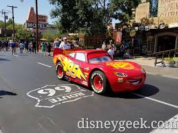 Route 66 map, road, usa, highway, north america, canada, coast. Lightning Mcqueen On Route 66 In Cars Land The Geek S Blog Disneygeek Com