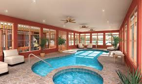 Indoor Swimming Pools House Plans More Home Plans Blueprints 116007