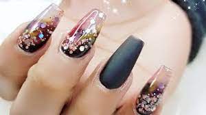 Disenos de unas acrilicas negras hermosas ideas de unas acrilicas color negro unas diseños de uñas acrílicas negras. Black Nail Art Designs Full Set Paso A Paso Unas Acrilicas Negras Youtube