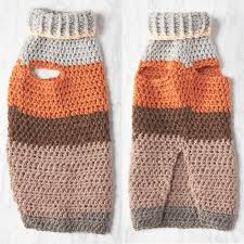 Diy clothes crochet sweater beautiful crochet crochet fashion crochet shirt. Small Pet Stripy Sweater Crochet Pattern Ideal Me