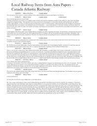 Local Railway Items from Area Papers