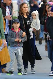 The actress and her choreographer husband, benjamin millepied, welcomed a daughter, amalia millepied. Natalie Portman With Her Son Aleph And Daughter Amalia 2016 Natalie Portman Natalie Portman Family Rebecca Ferguson