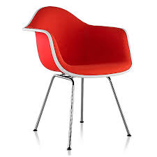 Available in your choice of ten colors. Herman Miller Eames Molded Plastic Armchair With 4 Leg Baseand Upholstered Ylighting Com