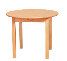 Product title aisword wood grain round coffee table 31 inches modern round table with metal frame, red average rating: Childcraft Wood Table Laminate Top Round 30 Inch Diameter X 24 Inches
