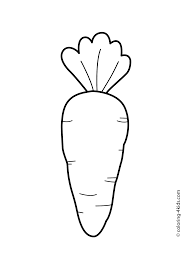 Coloring with vigor stories & rhymes exploration english maths puzzles. Carrot With Leaves Vegetables Coloring Pages For Kids Printable Free Vegetable Coloring Pages Free Kids Coloring Pages Easter Coloring Pages