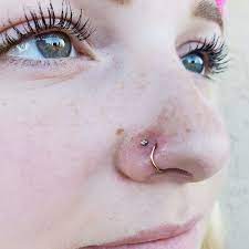 Double Nose Piercing In 2021 Double Nose Piercing Nose Piercing Earings Piercings