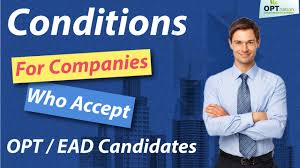 Submit a scanned copy of your ead card to the interantional center using our online form. Conditions For Companies Who Accept Opt Ead Candidates
