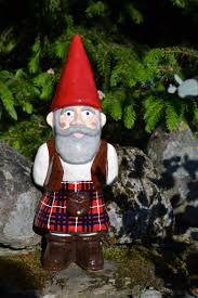 Scottish Gnome Original Design By Julie Hunt Dunkeld Scotland Each Macgnome Is Hand Cast Hand Painted Numbe Gnomes Ready To Paint Ceramics Gnome Garden