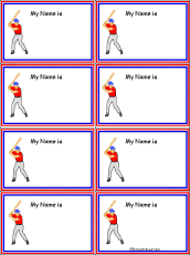 Sports camp businesses are all about creating fun experiences for campers interested in learning more about sports or see our list below for ideas, or use our sports camp business name generator. Sports Name Tags To Print Enchantedlearning Com
