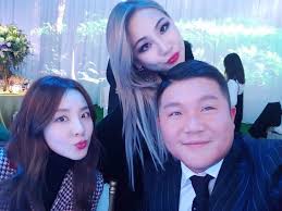 On the 57th episode of tmi news, . Clthebaddestfemale Auf Twitter Cl With Dara Jo Sae Ho And Yoo Byung Jae From Taeyang And Min Hyorin S Wedding