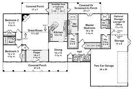 View our wide selection of 4 bedroom house plans and enjoy our low price guarantee! Southern House Plan 4 Bedrooms 3 Bath 2505 Sq Ft Plan 2 246