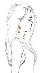 Drawing Side Profile Girl Drawings Art Sketches Art