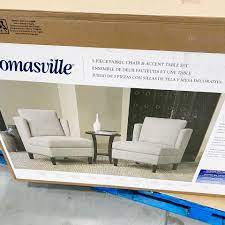 Delivery is included in our price. New Fabric Accent Chairs With Table Costco Finds Canada Facebook