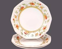 Buy Vintage Churchill China Seville Octagonal Salad Plates. 3 Plates. Flaw.  Online in India