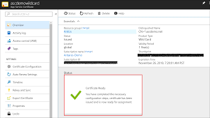 Azure app services can make use of client certificate authentication. Troubleshooting Tools For App Service Certificate Azure App Service