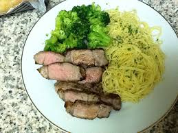 Check spelling or type a new query. Rib Eye Steak Filets With Garlic Parmesan Angel Hair Pasta Ruhongry