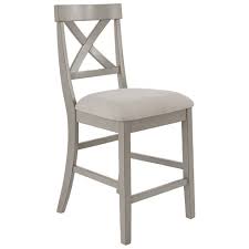 Product title bar stools barstools swivel stool set of 2 height ad. Set Of 2 Parellen Upholstered Counter Height Barstools Gray Signature Design By Ashley Target