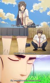 Sakuta Knows What S Up Anime Memes Anime Funny Anime Memes Funny